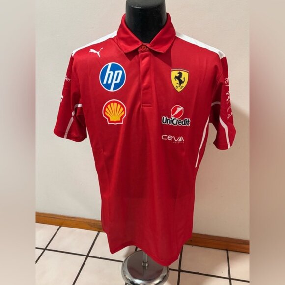 Formula 1 Jersey Ferrari Pirelli , Unisex - Picture 13 of 14